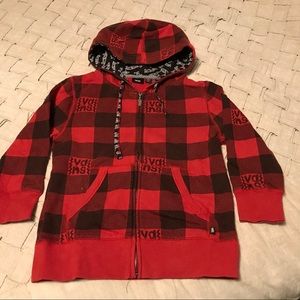 VANS 3/4 zip hoodie M